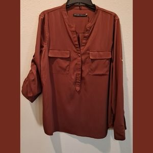 Ivanka Trump Women's Rust Blouse